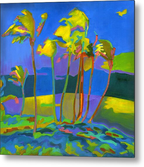 Tanya Filichkin Metal Print featuring the painting Maui Breeze by Tanya Filichkin
