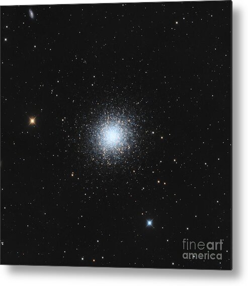 Square Image Metal Print featuring the photograph Messier 13, The Great Globular Cluster by Michael Miller