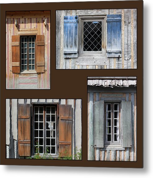 Windows Metal Print featuring the photograph Michilimackinac Windows 5 by Mary Bedy