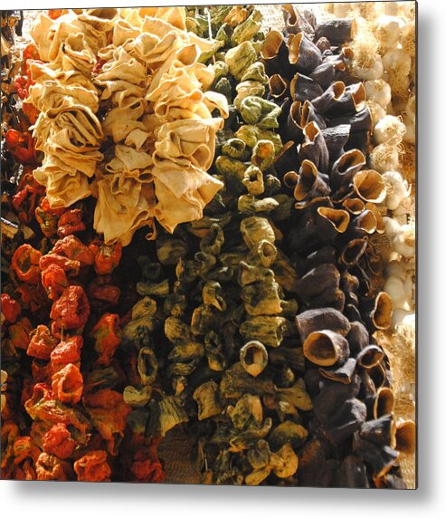 Turkish Spices Metal Print featuring the photograph More Turkish Spices - Istanbul by Jacqueline M Lewis