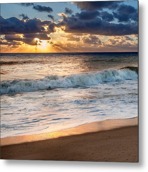 Cape Cod National Seashore Metal Print featuring the photograph Morning Clouds Square by Bill Wakeley