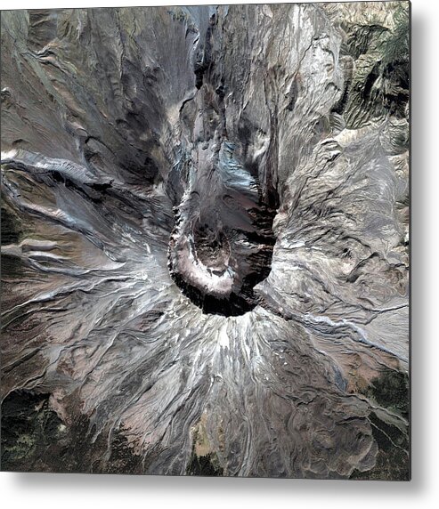 St Helens Metal Print featuring the photograph Mount St Helens by Geoeye/science Photo Library