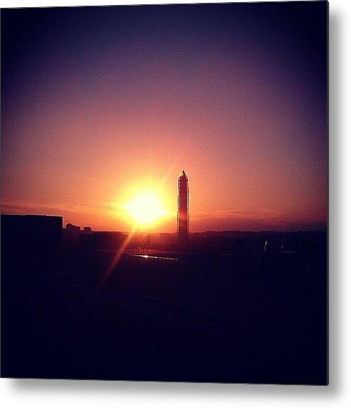  Metal Print featuring the photograph My View For The Fireworks In D.c by Karen Maziarz