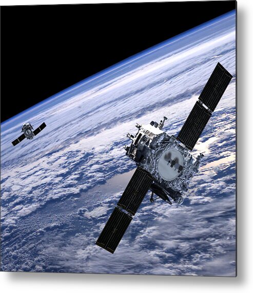 Science Metal Print featuring the photograph Nasas Stereo Mission, 2006 by Science Source