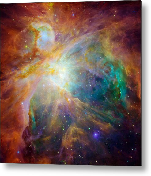Orion Metal Print featuring the photograph Chaos at the Heart of Orion by Eric Glaser