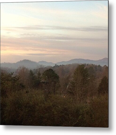 Mountains Metal Print featuring the photograph North Carolina by Megan Mjaatvedt