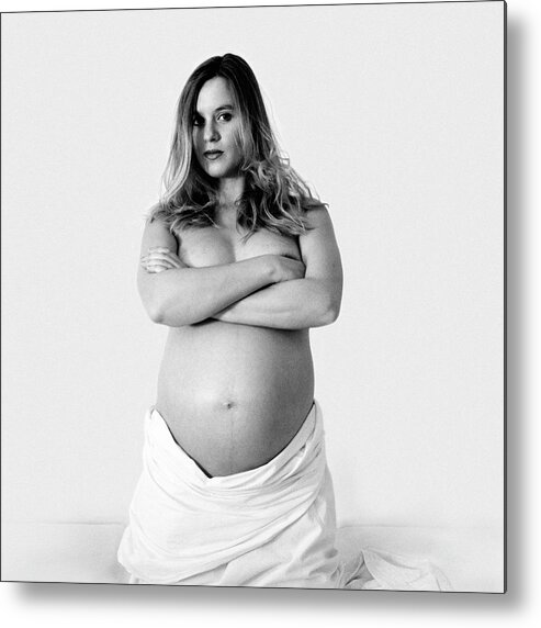 493px x 572px - Nude Pregnant Woman Metal Print by Eddie Lawrence/science Photo Library -  Fine Art America