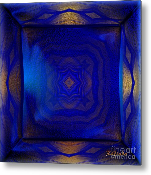 #obstacle Metal Print featuring the digital art Obstacle - abstract art by Giada Rossi by Giada Rossi