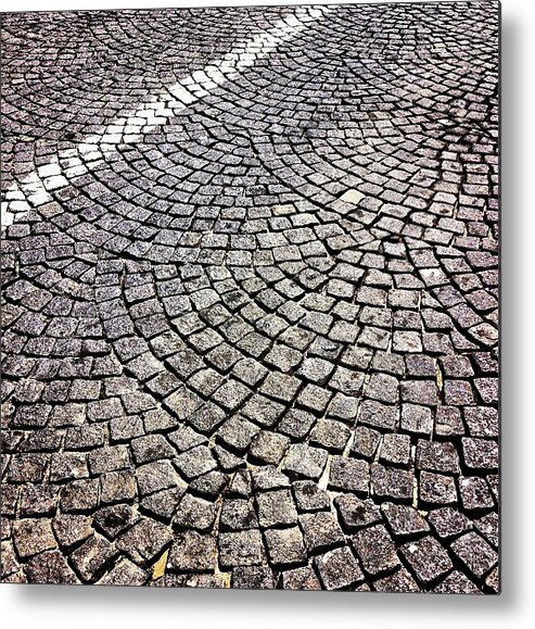 Tranquility Metal Print featuring the photograph Old Cobblestones by Phacus