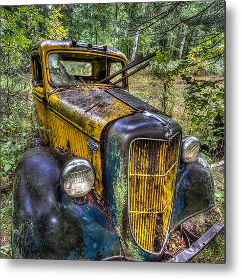 Rare Metal Print featuring the photograph Old Ford by Paul Freidlund