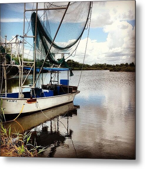 Igersoflouisiana Metal Print featuring the photograph On The Bayou by Scott Pellegrin