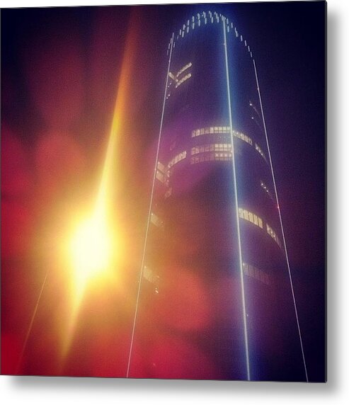 Insta_london Metal Print featuring the photograph One If London's Newer Landmark Tall by Dan Warwick