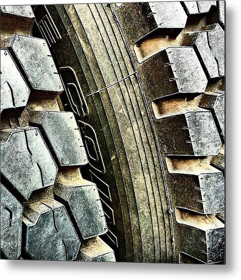 Flick Metal Print featuring the photograph Optimus Prime's Tyres. #movies by Jason Roust