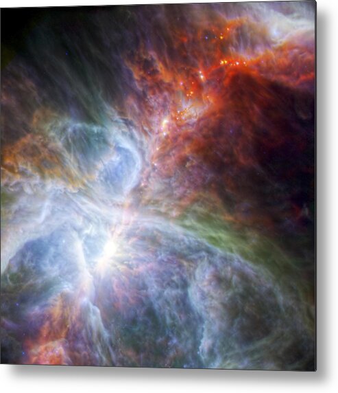 3scape Metal Print featuring the photograph Orion's Rainbow of Infrared Light by Adam Romanowicz