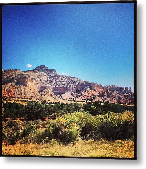  Metal Print featuring the photograph Outside Ghost Ranch by Paula Manning-Lewis