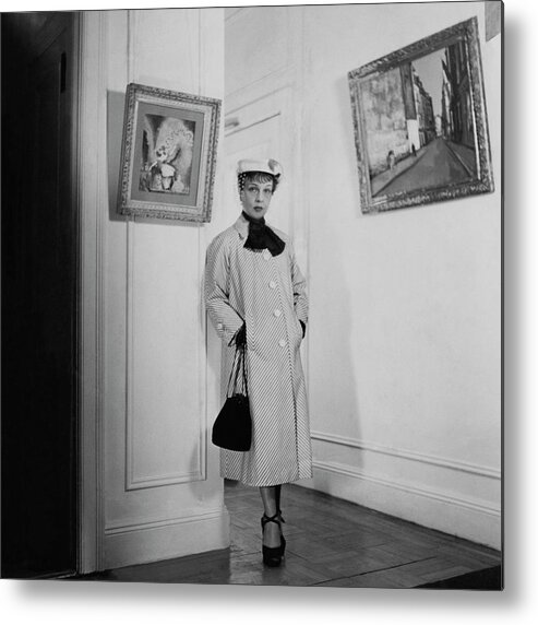 Accessories Metal Print featuring the photograph Paintings By Anita Loos by Cecil Beaton