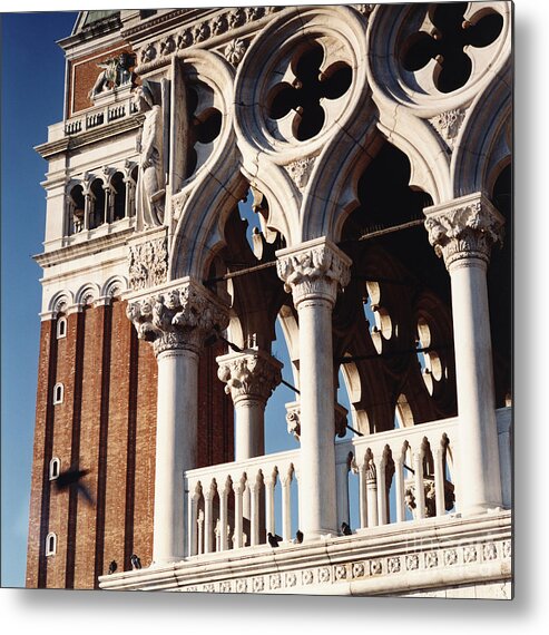 Palazzo Ducale Metal Print featuring the photograph Palazzo Ducale and Campanile by Riccardo Mottola