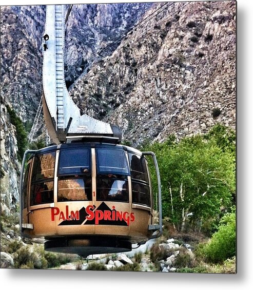 Palm Springs Tram Metal Print featuring the photograph Palm Springs Tram 2 by Susan Garren