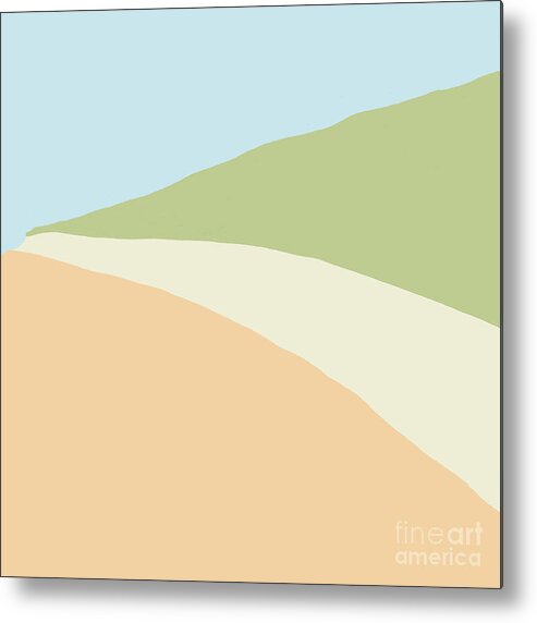 Beach Metal Print featuring the painting Path to the Beach by Henry Manning