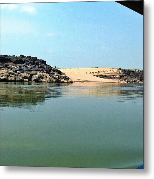  Metal Print featuring the photograph Photo From A Boat On The Mekong River by Will Banks