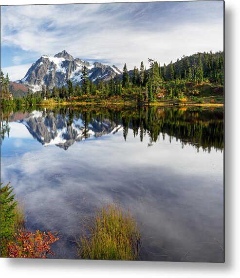 Alpine Metal Print featuring the photograph Picture Lake Reflections by Michael Russell