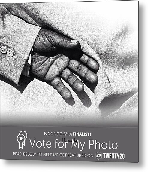  Metal Print featuring the photograph Please Help Me Win The Hands Challenge by Matthew Blum