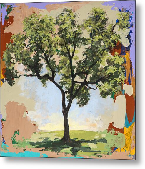 Tree Metal Print featuring the painting Portrait #2 by David Palmer