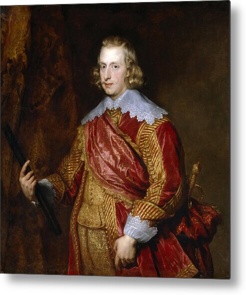 Anthony Van Dyck Metal Print featuring the painting Portrait of Cardinal-Infante Ferdinand of Austria by Anthony van Dyck