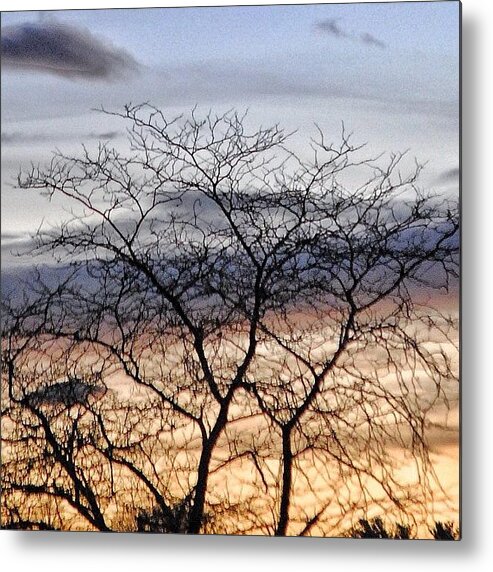 Instaadict Metal Print featuring the photograph Poughkeepsie Evening Sky by Lock Photography