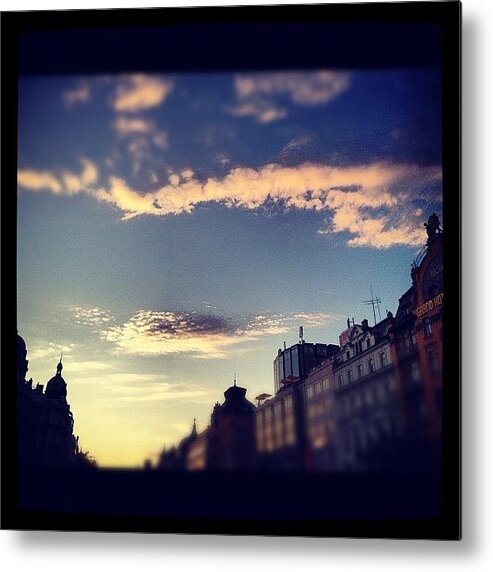 Sky Metal Print featuring the photograph Prague cloudscape by Armando Costantino