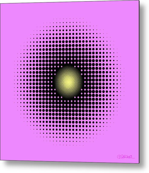 Flashing Metal Print featuring the mixed media Pulsations by Gianni Sarcone