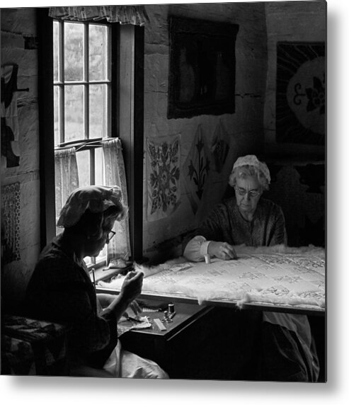 Canada Metal Print featuring the photograph Quilters by Mike Schaffner