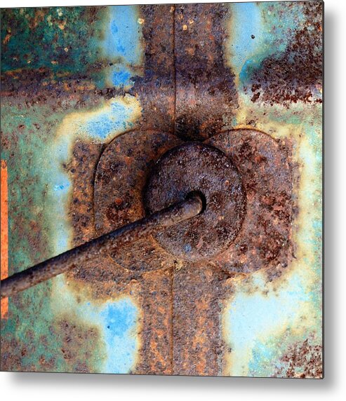 Raw Steel 3 Metal Print featuring the photograph Raw Steel 3 by Tom Druin