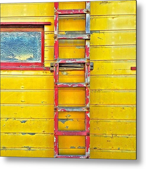 Sanfrancisco Metal Print featuring the photograph Red Ladder by Julie Gebhardt