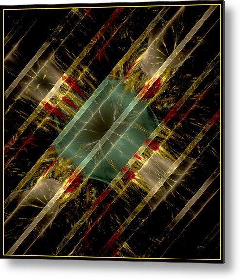 Fractal Metal Print featuring the digital art Reflections of Life by Melissa Messick