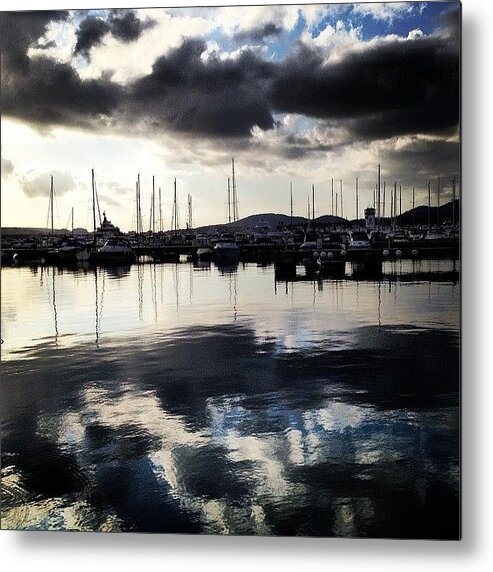 Igersspain Metal Print featuring the photograph #reflections...#sea & #sky.
#landscape by Balearic Discovery