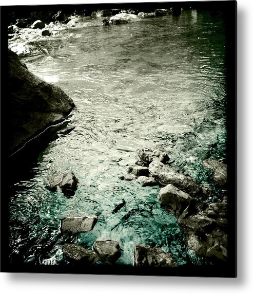 River Rocked Metal Print featuring the photograph River Rocked by Susan Maxwell Schmidt