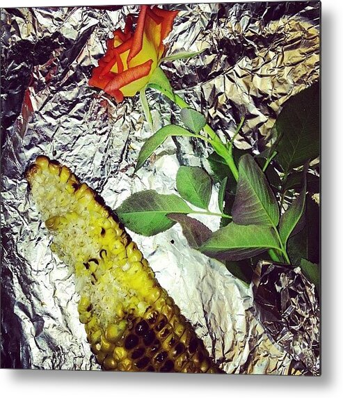  Metal Print featuring the photograph 🌹romantic Dinner 🌽 by Mad Pysyka