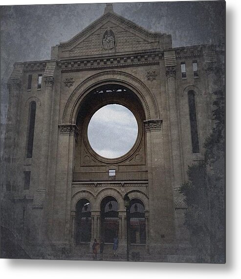 Architecture Metal Print featuring the photograph Saint Boniface Cathedral by Connie Pretula