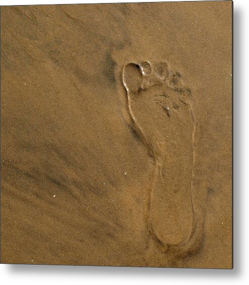 Abstract Metal Print featuring the photograph Sand Between My Toes by Jeffrey J Nagy