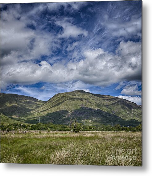 Loch Metal Print featuring the photograph Scotland Loch Awe mountain landscape by Sophie McAulay
