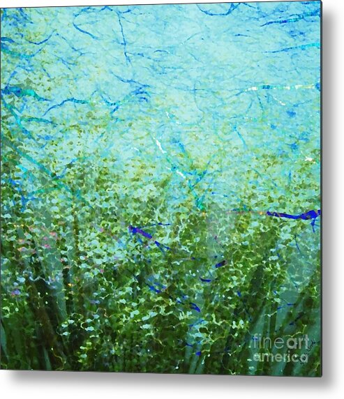 Seagrass Metal Print featuring the digital art Seagrass by Darla Wood