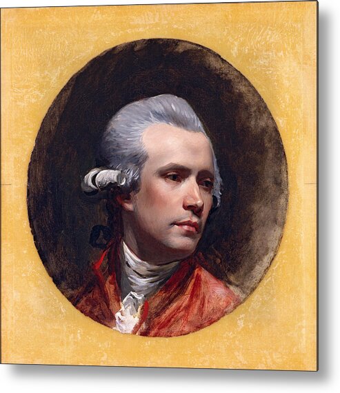 John Singleton Copley Metal Print featuring the painting Self-Portrait by John Singleton Copley