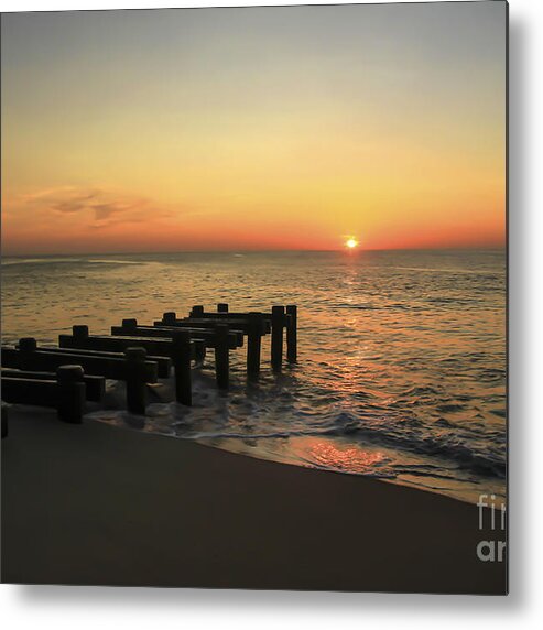 New Jersey Metal Print featuring the photograph Serene Sunrise by Brenda Giasson
