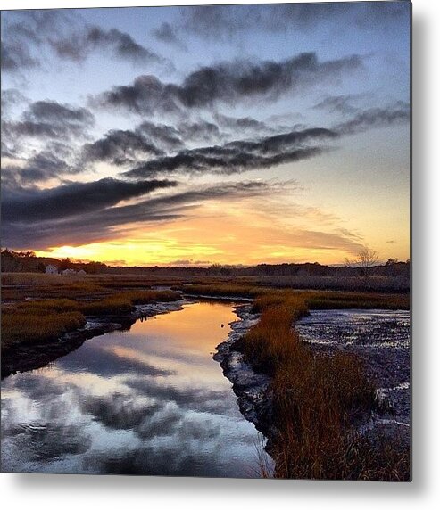 Homesweethome Metal Print featuring the photograph Sesuit Creek by Dan Gilrein