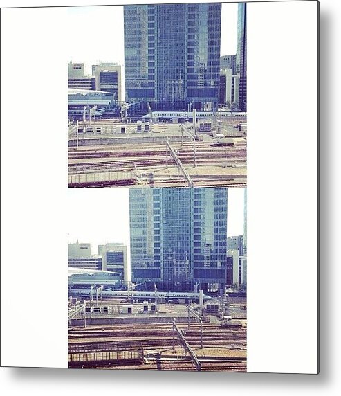 Frontback Metal Print featuring the photograph Shinkansen #frontback @frontbackapp by Tokyo Sanpopo