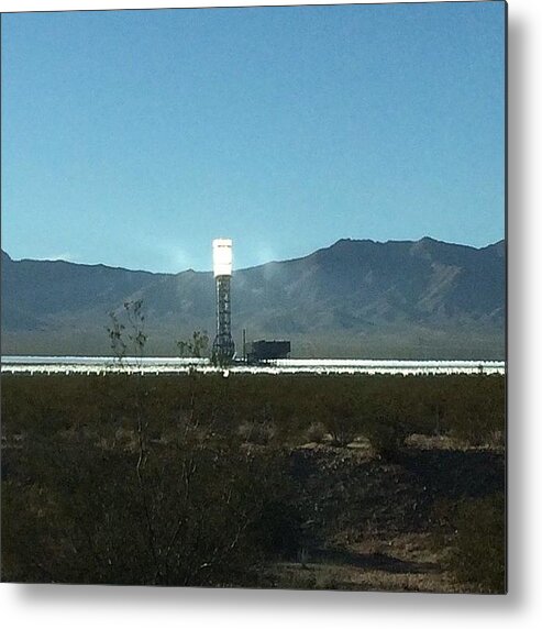  Metal Print featuring the photograph Solar Farm Outside State Line....it's by Hunter Wolfe