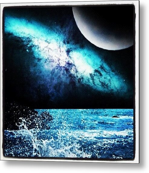 Cute Metal Print featuring the photograph Space Water by Akim Lai-Fang