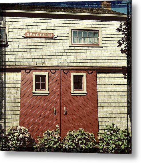 Ig_captures_city Metal Print featuring the photograph Spar Shed by Natasha Marco