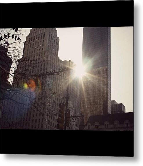 Nyc Metal Print featuring the photograph Spent The Day In The Most Amazing City by Erica Langsam